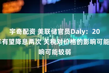 宇奇配资 美联储官员Daly：2025年有望降息两次 关税对价格的影响可能较弱